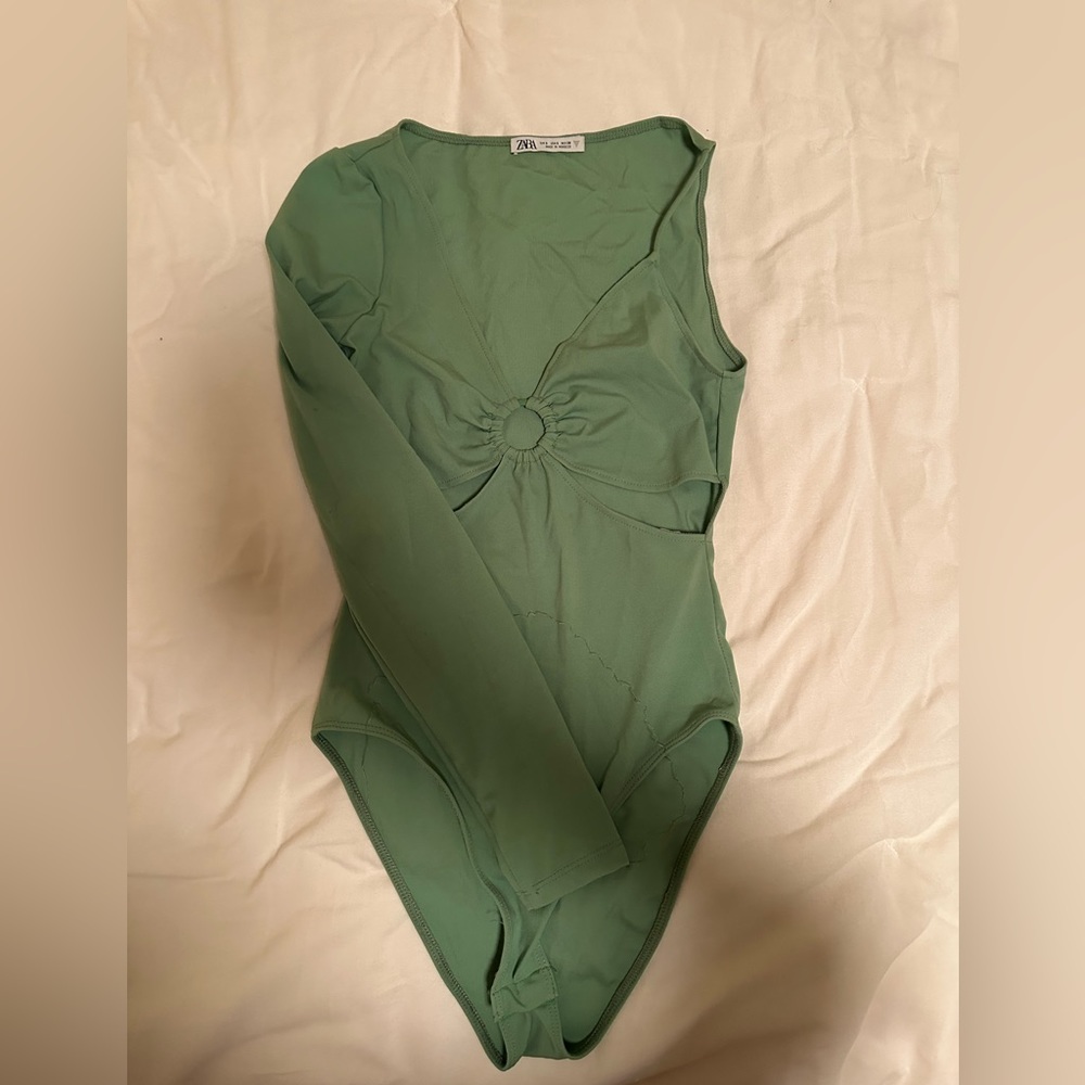 Zara one sleeve body suit